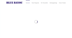 Desktop Screenshot of bluebayou.de